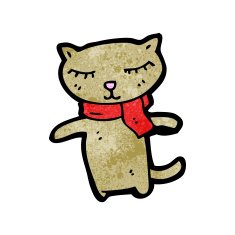Cute cartoon cat N35