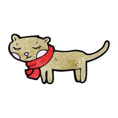 Cute cartoon cat N36