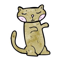 Cute cartoon cat N37