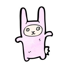 cartoon funny rabbit costume N2