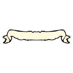 cartoon scroll banner N21
