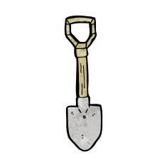 cartoon spade N9