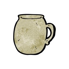 cartoon tea cup N33