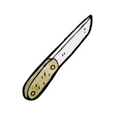 Cartoon Knife N33