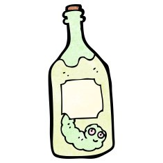cartoon tequila bottle N6