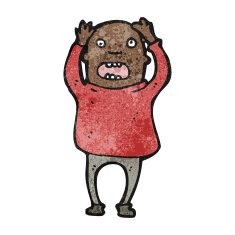 cartoon bald man N22