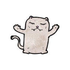 Cartoon Cat N245