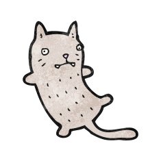 Cartoon Cat N246