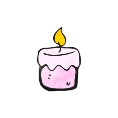 cartoon scented candle N2
