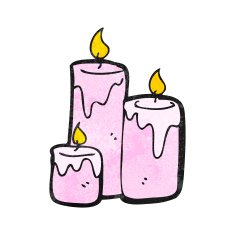 cartoon scented candles N2
