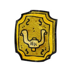 old door knocker cartoon N2