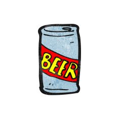 cartoon can of beer N5