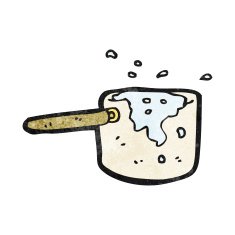 cartoon cooking pan N7