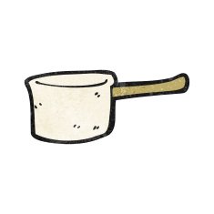 cartoon cooking pan N10