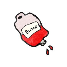 cartoon bag of blood N3