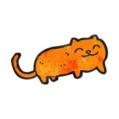 Cartoon Ginger Cat N17