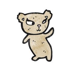 cartoon little bear N27