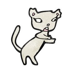 Cartoon Cat N247