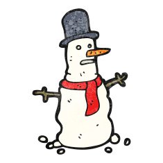 cartoon ugly snowman N2