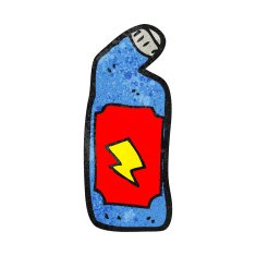 cartoon bleach bottle N4