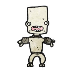 Cartoon Robot N316