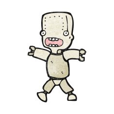 Cartoon Robot N317