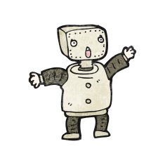 Cartoon Robot N318