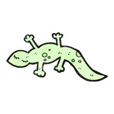 Cartoon Lizard N34