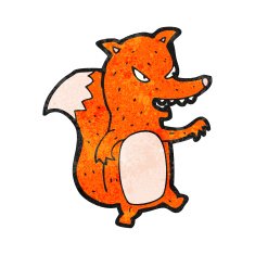 cartoon evil fox N2
