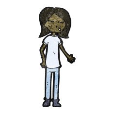 cartoon teenager N16