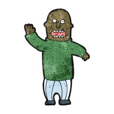 cartoon bald man N24
