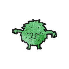 cartoon furry little monster N10