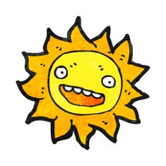 Cartoon Sun N84