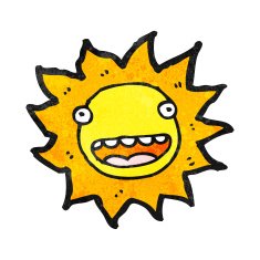 Cartoon Sun N85