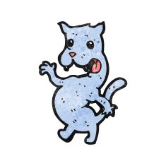 Cartoon Cat N249