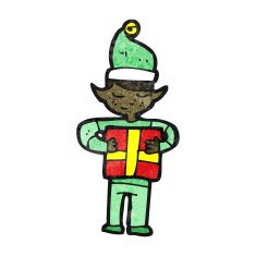 Cartoon Christmas Elf N85