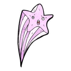 cartoon shooting star N16