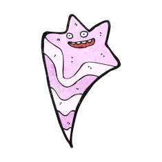 cartoon shooting star N17