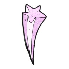 cartoon shooting star N18