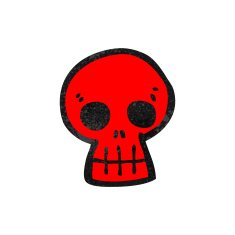 red skull cartoon symbol N8