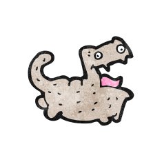 funny cartoon cat N148