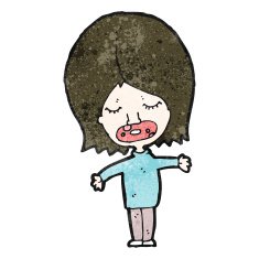 Cartoon Woman N58