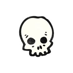 Cartoon Skull N82