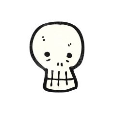 Cartoon Skull N83