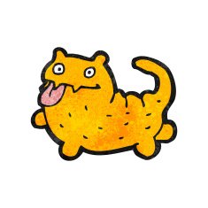 Cartoon Cat N251