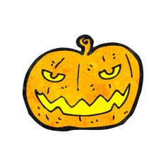 cartoon halloween pumpkin N46