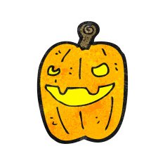 cartoon halloween pumpkin N48