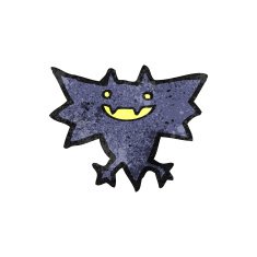 cartoon halloween bat N19