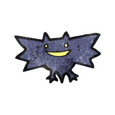 cartoon halloween bat N20