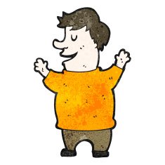 cartoon fat man N2